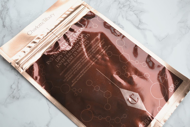 Charlotte Tilbury Instant Magical Facial Dry Sheet Mask Review