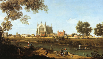 The Chapel of Eton College (1747) painting Canaletto