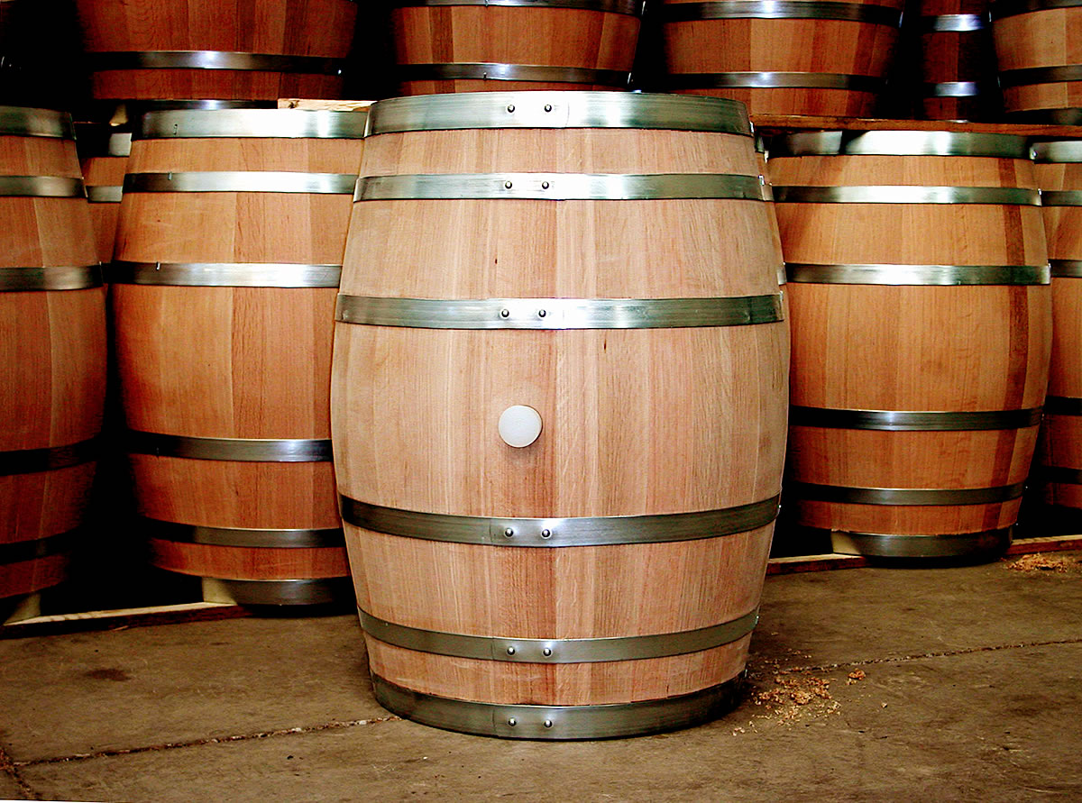 Wooden Wine Barrels