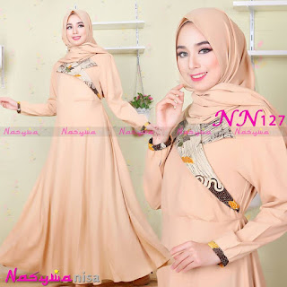 NN127 ( Dress + Pasmina ) COKSU