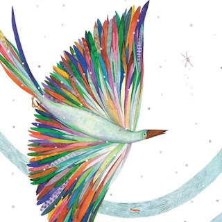 La légende de l'oiseau arc-en-ciel -  Auteur Naomi Howarth  Editions Circonflexe (2016) - un magnifique album sur le thème du courage et du sacrifice