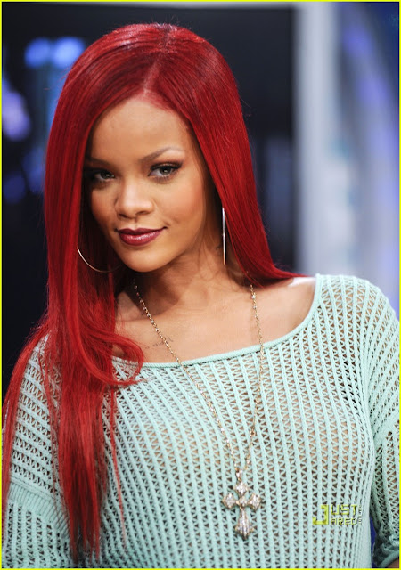 Rihanna Red Hairstyles