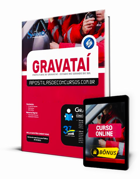 Apostila Concurso Prefeitura de Gravataí 2022 PDF Impressa