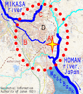宝満川の住血吸虫汚染の最初期の開始地点