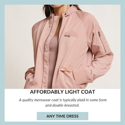 Affordably light coat