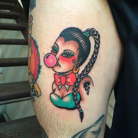 Sensual Pin-up Girl Tattoos by Rachie Rhatklor