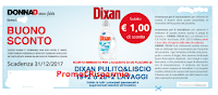 Logo Dixan Pulito & Liscio : stampa il buono sconto