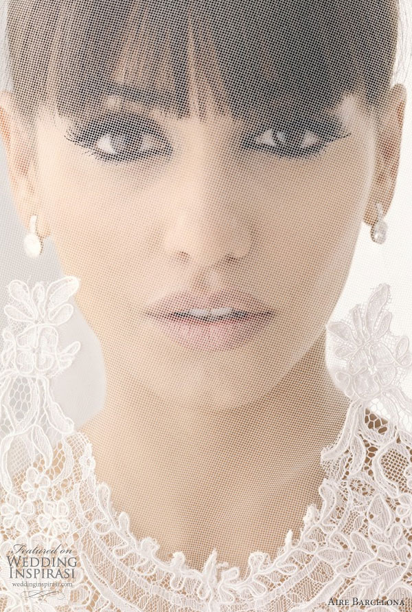 Gorgeous wedding veils from Aire Barcelona 2011 bridal collection