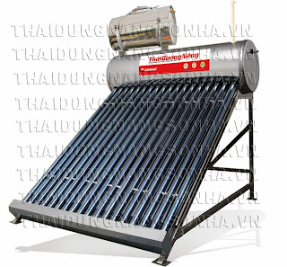 Lắp máy nước nóng năng lượng mặt trời trên mái nghiêng