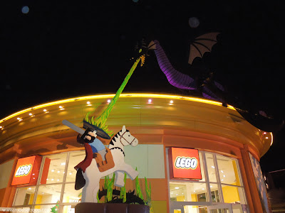 Lego Maleficent Downtown Disney Store Disneyland dragon