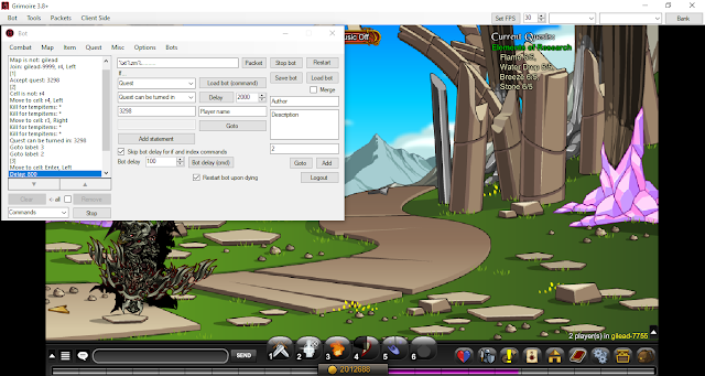 AQW Elemental Master Rep Bot [GRIMOIRE 3.8]