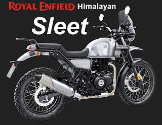 Royal Enfield photograph of Himalayan in Sleet color.