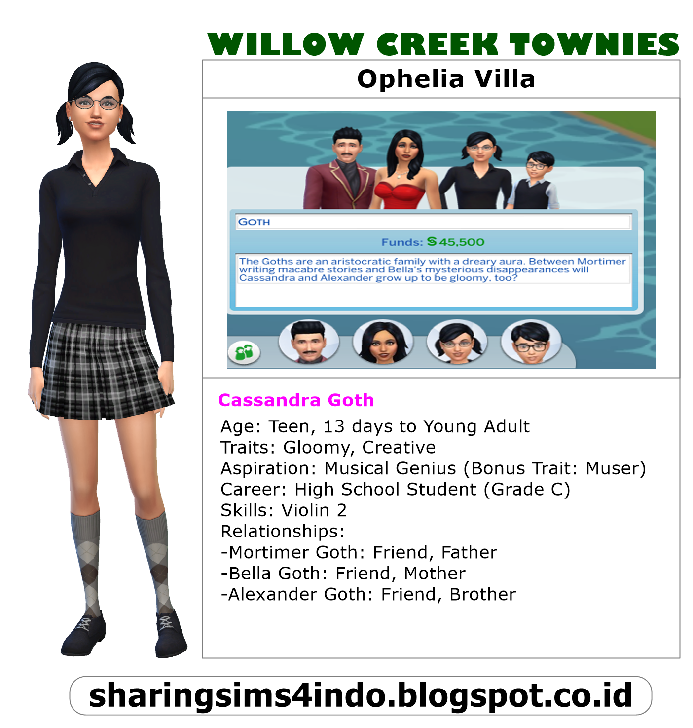 Willow Creek (BAHASA)  SharingSims4Indo