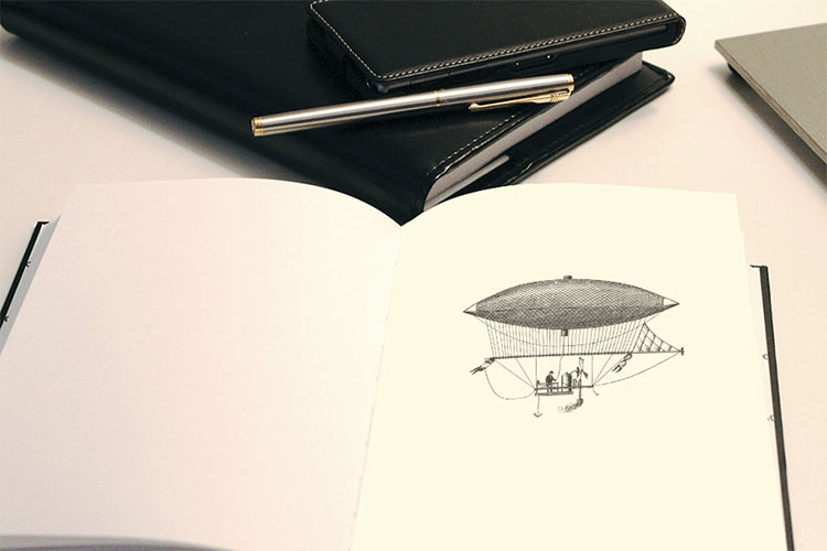 Free Notebook Sketch Mockup