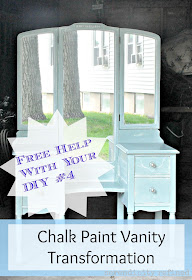 Chalk Painted Furniture Transformation: DIY Vanity Makeover by Serendipity Refined