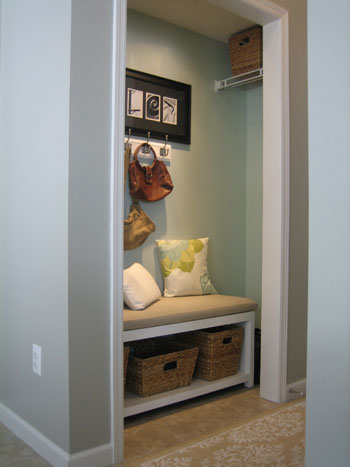 Mud Room Coat Closet