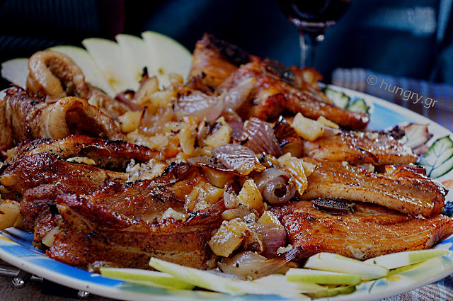 Pork Belly with Green Apples