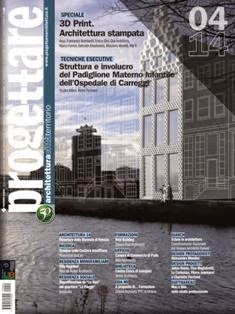 Progettare. Architettura Città Territorio 2014-04 - Settembre 2014 | ISSN 1594-8137 | TRUE PDF | Bimestrale | Professionisti | Progettazione | Cantiere | Materiali
L’architettura futuribile e di avanguardia, la ricerca progettuale e l’innovazione tecnologica  sono le linee guida della rivista che, rivolgendo l’attenzione al panorama italiano e a quello internazionale, presenta in maniera approfondita e puntuale progetti, sistemi, prodotti e soluzioni, anche attraverso richiami esplicativi che consentono di individuare immediatamente le caratteristiche tecniche, estetiche e funzionali del progetto stesso e dei suoi dettagli. I progetti e le realizzazioni pubblicati pervengono da grandi studi di architettura internazionali, da giovani professionisti, ma anche da aziende produttrici che abbiano collaborato alla progettazione e/o alla realizzazione del manufatto architettonico.
Temi di attualità, di cultura tecnica e progettuale sono presentati nel Forum che mette a confronto i progettisti con i diversi attori della filiera delle costruzioni, soprattutto con i produttori, per capire, di tema in tema, fin dove si sono spinte la produzione progettuale e quella produttiva. Appositamente studiate per informare i lettori sulle innovazioni di prodotto, di sistema o di applicazioni alcune sezioni della rivista ospitano storie di eccellenza produttiva e applicativa, derivanti dalle aziende del settore.