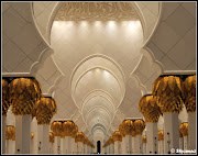Dubai Al Burj. Sheikh Zayed Grand Mosque (ncp szm corridor)