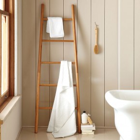 Bamboo Ladder Towel Rack9