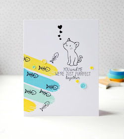 @matyushevskaya #card Cat and fish