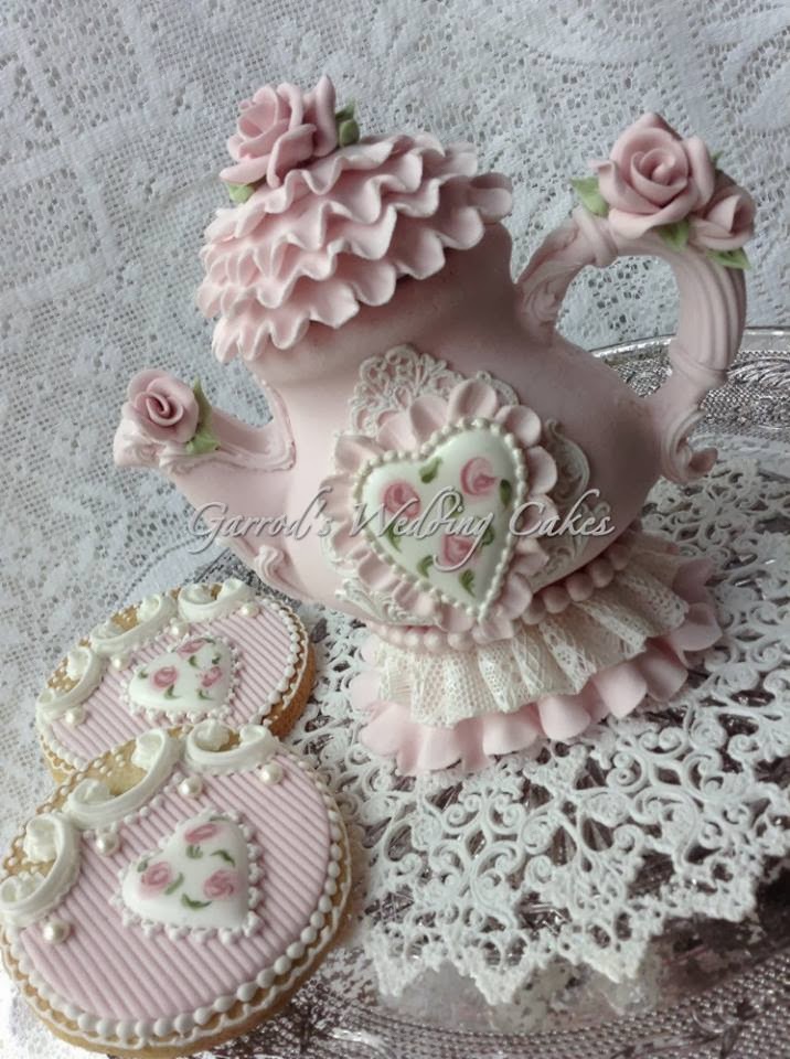 flower pot cake ideas Teapot Wedding Cake Topper | 716 x 960