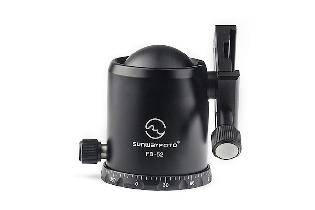 Sunwayfoto FB-52 Ball Head drop notch