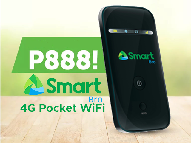 Smart Bro Pocket Wifi Priced at P888 with 4G Speeds of Up To 12MBPS