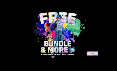 Free Fire Holi Hurl Free Bundle Event and More Rewards