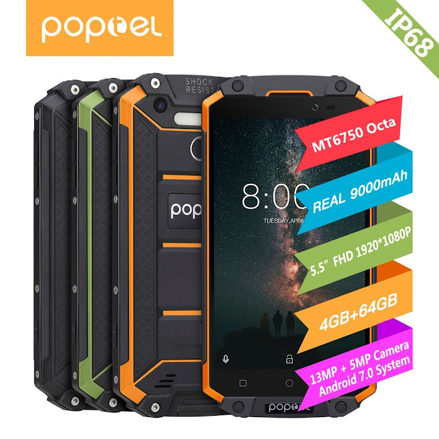 Poptel P9000 Max IP68 4G Smartphone