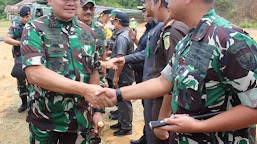 Danlanud Had menyambut Panglima TNI Dalam Kunjungan Ke PLB Jagoi Babang