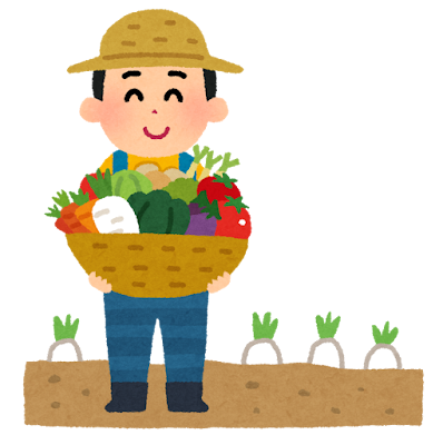 野菜農家のイラスト（農業）