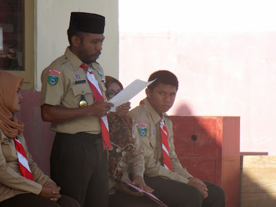 PENOMORAN GUDEP SMP1 HALBAR