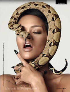 Rihanna Tampil Bogel Sebagai Dewi Medusa Untuk Majalah GQ