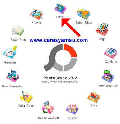 Photoscape menu Editor