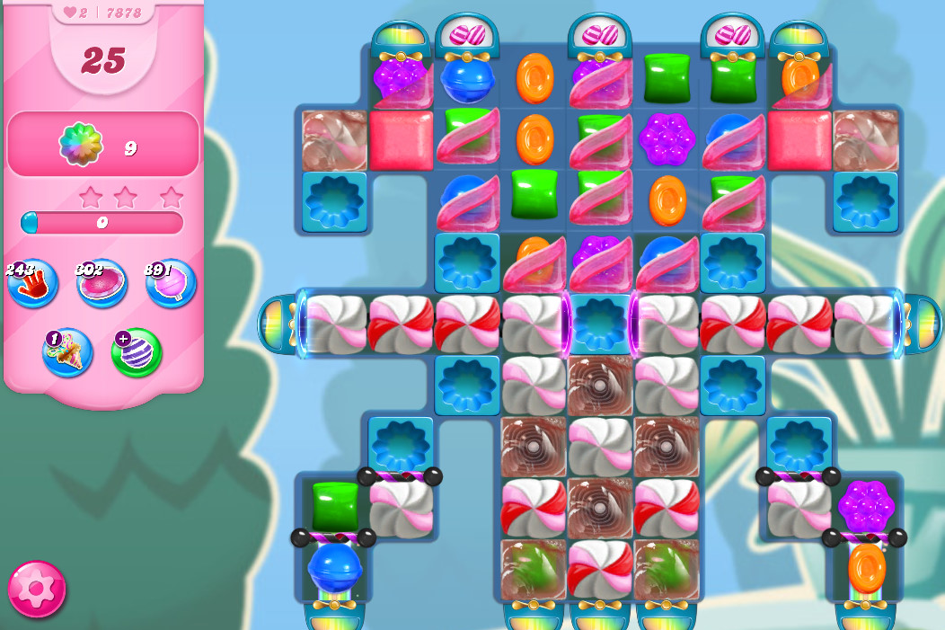 Candy Crush Saga level 7878