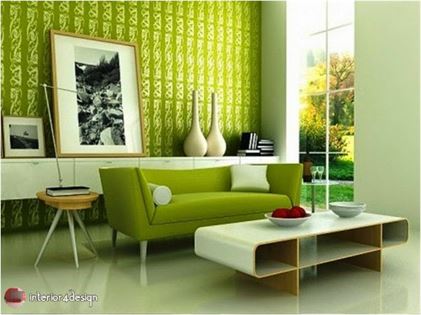 Green Color In Details Of Interior Designs 1