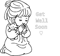 get well soon coloring pages