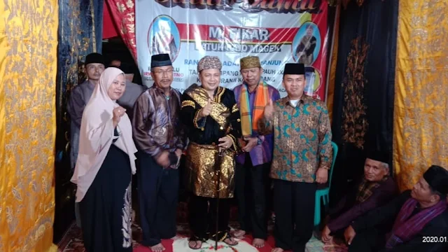 Bagala Datuk Rajo Magek, M Fikar Resmi Rang Tuo Adat Suku Tanjung