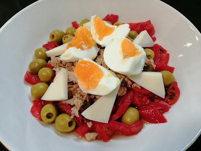 Ensalada de pimientos rojos asados