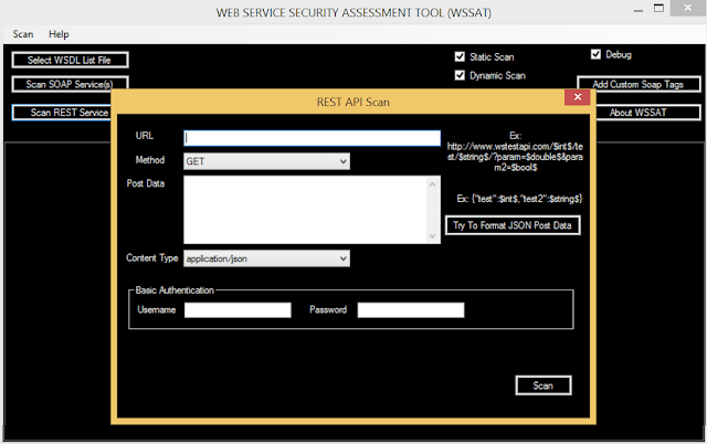 WSSAT - Web Service Security Assessment Open Source Tool