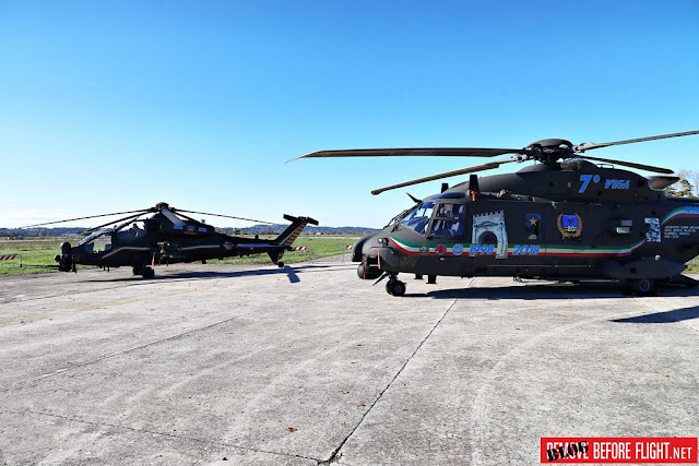 IL 7° REGGIMENTO AVES VEGA CELEBRA 20 ANNI SULLA BASE DI RIMINI