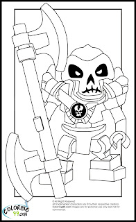 lego ninjago skulkin coloring pages  team colors