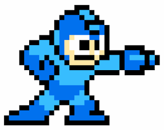 Megaman pixel blue bomber sprite nintendo