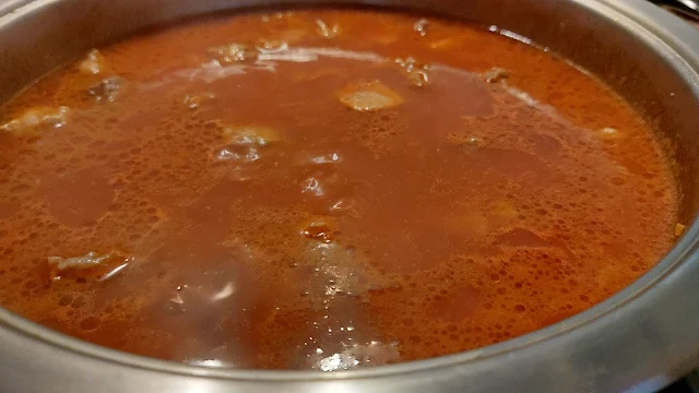 Cottura ragù a fuoco lento