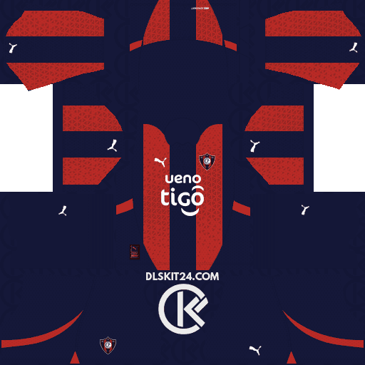 Cerro Porteño DLS Kits 2025-2026 Puma Released - Dream League Soccer Kits (Home)