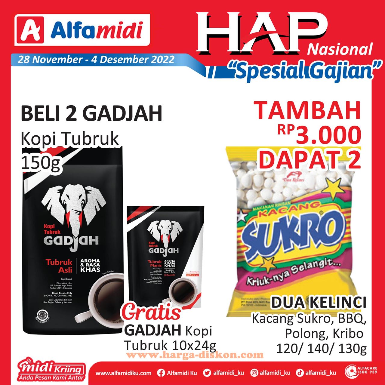 Promo ALFAMIDI Hemat Satu Pekan 28 November - 4 Desember 2022