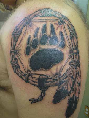 Dreamcatcher Tattoo - While many tangible aspects of Native American culture 