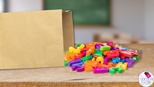 Use this mystery bag activity to help build strong phonological awareness by giving your students the opportunity to get in some hands on learning with manipulatives like magnetic or foam letters.