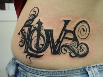 Beautiful Love Tattoos love for people places or possessions are all 